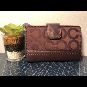 EUC Coach Wallet- Deep Red Color